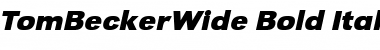 Download TomBeckerWide Font