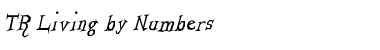 TR Living by Numbers Regular Font