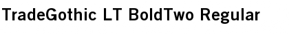 Download TradeGothic LT BoldTwo Font