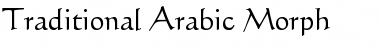 Traditional Arabic Morph Regular Font