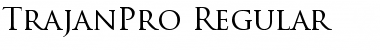 Trajan Pro Font