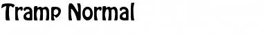 Tramp Normal Font