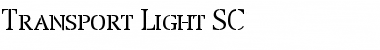 Transport Light SC Regular Font