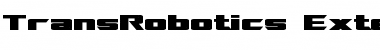 TransRobotics Extended Font