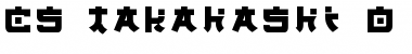 CS Takahashi D Regular Font