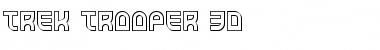 Trek Trooper 3D Regular Font