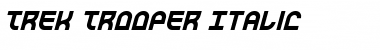 Trek Trooper Italic Font