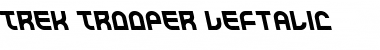 Trek Trooper Leftalic Font