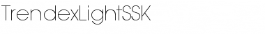 TrendexLightSSK Regular Font
