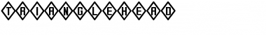 TriangleHead Regular Font