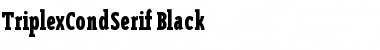Download TriplexCondSerif-Black Font