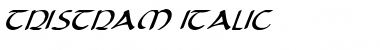 Tristram Italic Italic Font