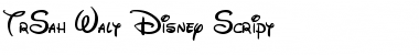 Download TrSah Walt Disney Script Font