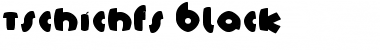 TschichFS-Black Regular Font