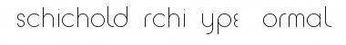TschicholdArchiType Font