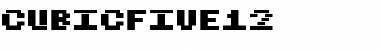 CubicFive12 Font