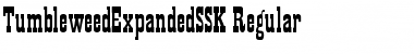TumbleweedExpandedSSK Regular Font