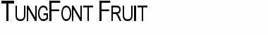 TungFont Fruit Regular Font