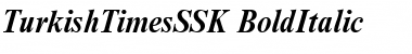 TurkishTimesSSK Font