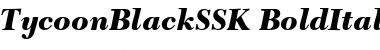 TycoonBlackSSK Font