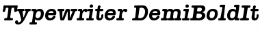 Download Typewriter-DemiBoldIta Font