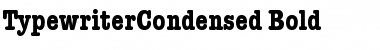 Download TypewriterCondensed Font