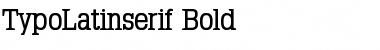 Download TypoLatinserif-Bold Font