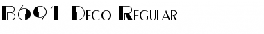 B691-Deco Regular Font
