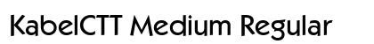 KabelCTT Medium Regular font free download