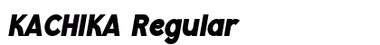KACHIKA Regular Font Preview KACHIKA Regular Font Preview