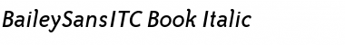 BaileySansITC-Book BookItalic