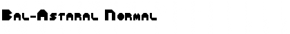 Bal-Astaral Font