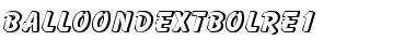 BalloonDExtBolRe1 Regular Font