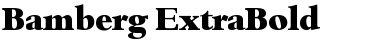 Bamberg-ExtraBold Regular Font