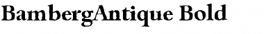 BambergAntique Bold Font