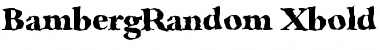 BambergRandom-Xbold Regular Font