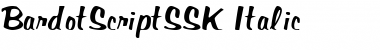 Download BardotScriptSSK Font