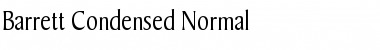 Barrett Condensed Normal Font