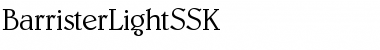 Download BarristerLightSSK Font