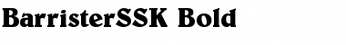 BarristerSSK Font