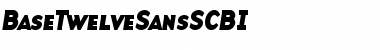 BaseTwelveSansSCBI Font