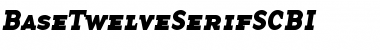 BaseTwelveSerifSCBI Font