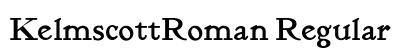 KelmscottRoman Regular font free download