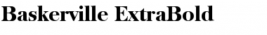 Baskerville-ExtraBold Font