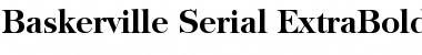 Baskerville-Serial-ExtraBold Regular Font