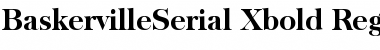 BaskervilleSerial-Xbold Regular Font