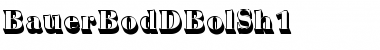 BauerBodDBolSh1 Font