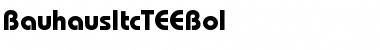 BauhausItcTEEBol Regular Font