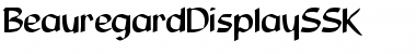 BeauregardDisplaySSK Font