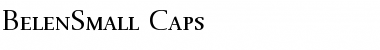 BelenSmall Caps Font